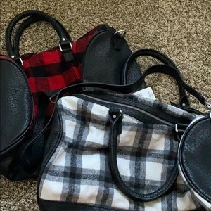 NEW! Faux Leather Duffle